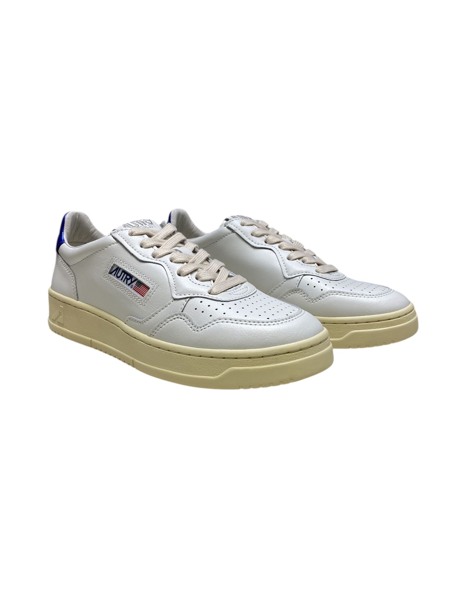 SNEAKERS DONNA “AUTRY” MEDALIST AULW LL63 PELLE BIANCO/BLU