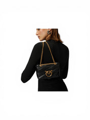 BORSA DONNA “PINKO ” LOVE PUFF BABY CL SHEEP NAPPA NERO