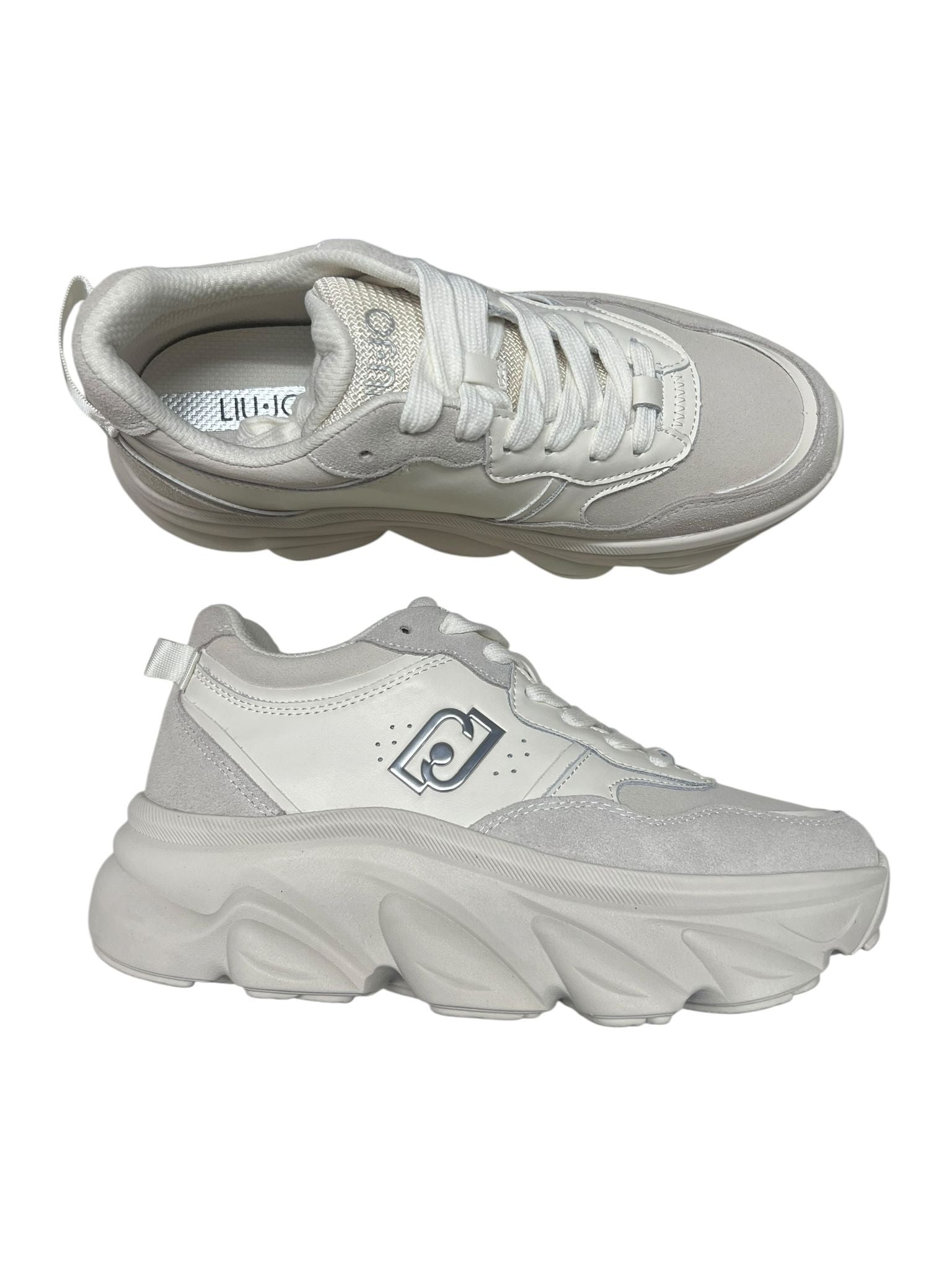 SNEAKERS DONNA “LIU JO” STEFFY 01 S1400 PELLE MILK