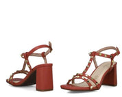 SANDALI BORCHIATI DONNA “MENBUR” 23866 COLORE RUGGINE PRIMAVERA/ESTATE 2025