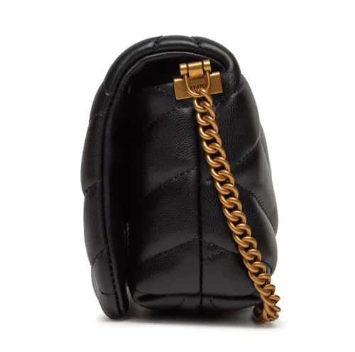 BORSA DONNA “PINKO ” LOVE CLICK PUFF BABY  NAPPA TRAPUNTATA NERO
