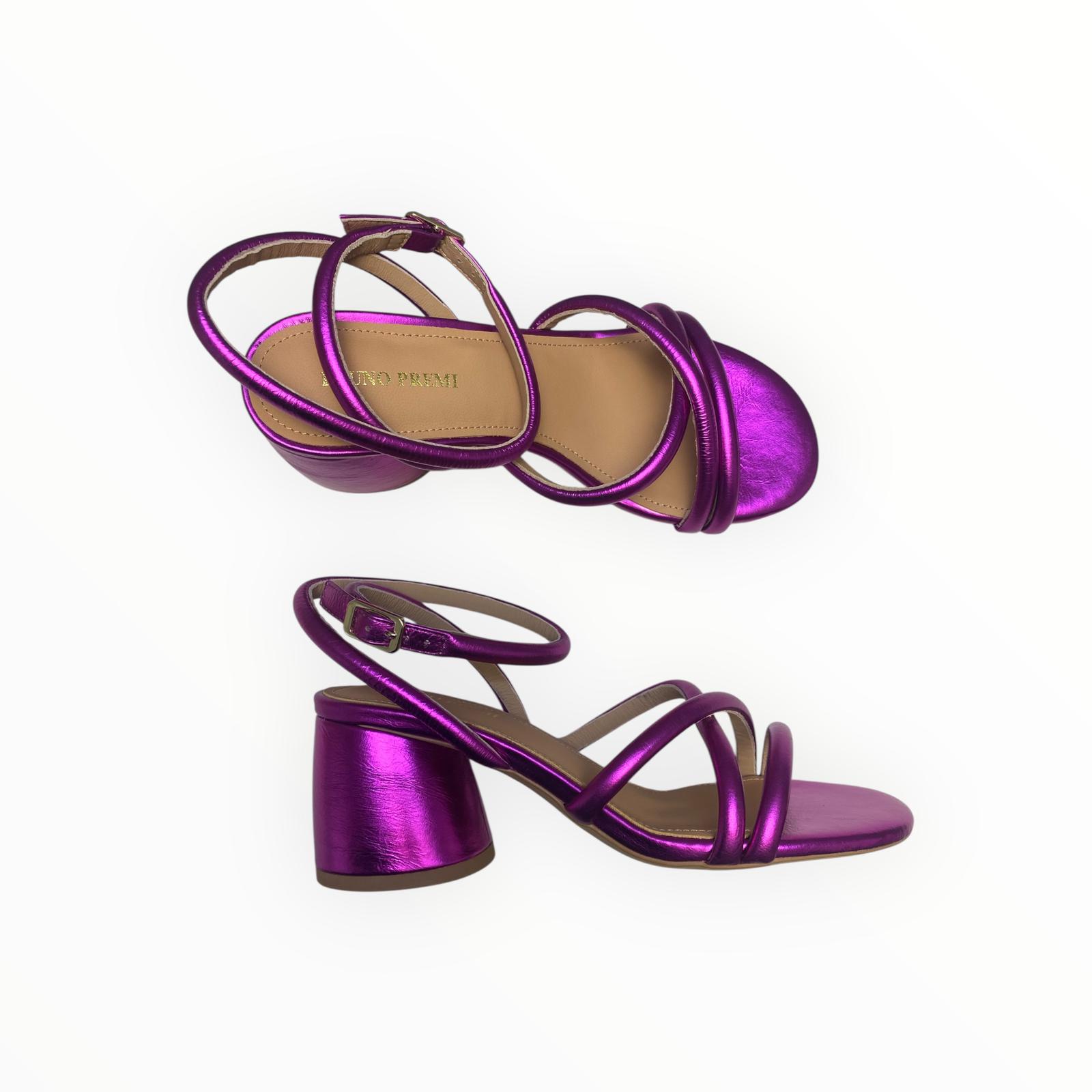 Sandali Donna “BRUNO PREMI” BH1601X  Metallizato Fuxia