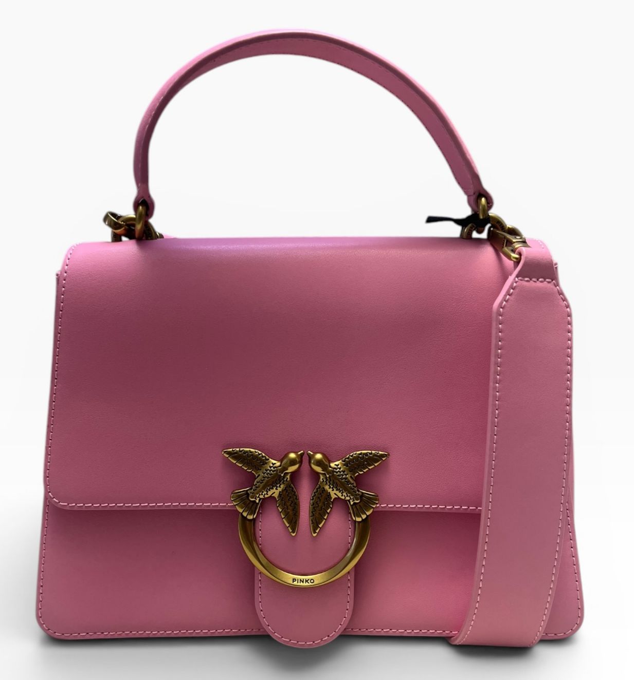 BORSA DONNA “PINKO ” LOVE ONE TOP HANDLE CLASSIC LIGHT P310 ROSA