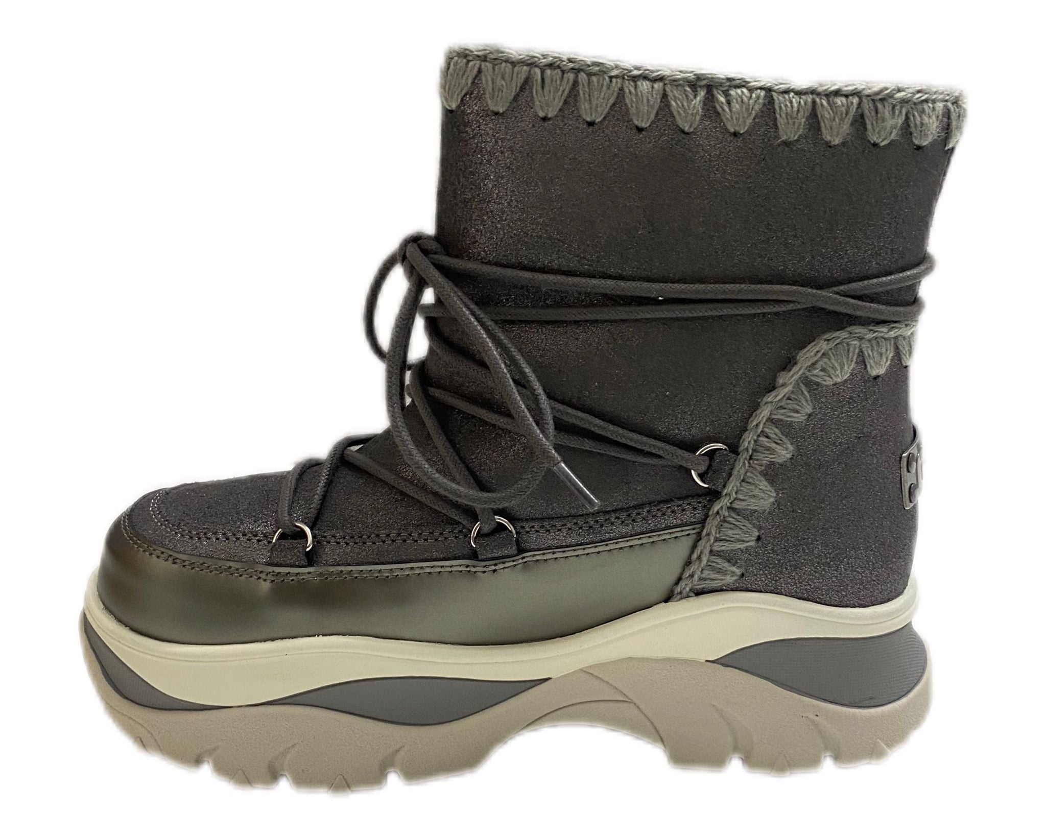 Stivaletti Donna “MOU” Do Chunky Sneakers Grigio/Duiro