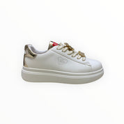 Sneakers Donna “BRACCIALINI” BA134 Bianco/Gold