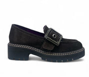 Mocassini Donna “Apepazza” F3COMBAT52/SUE Carola Pelle Marrone Scuro