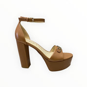 Sandali Tacco  Donna “GUESS” FLJSETLEA03 Cuoio