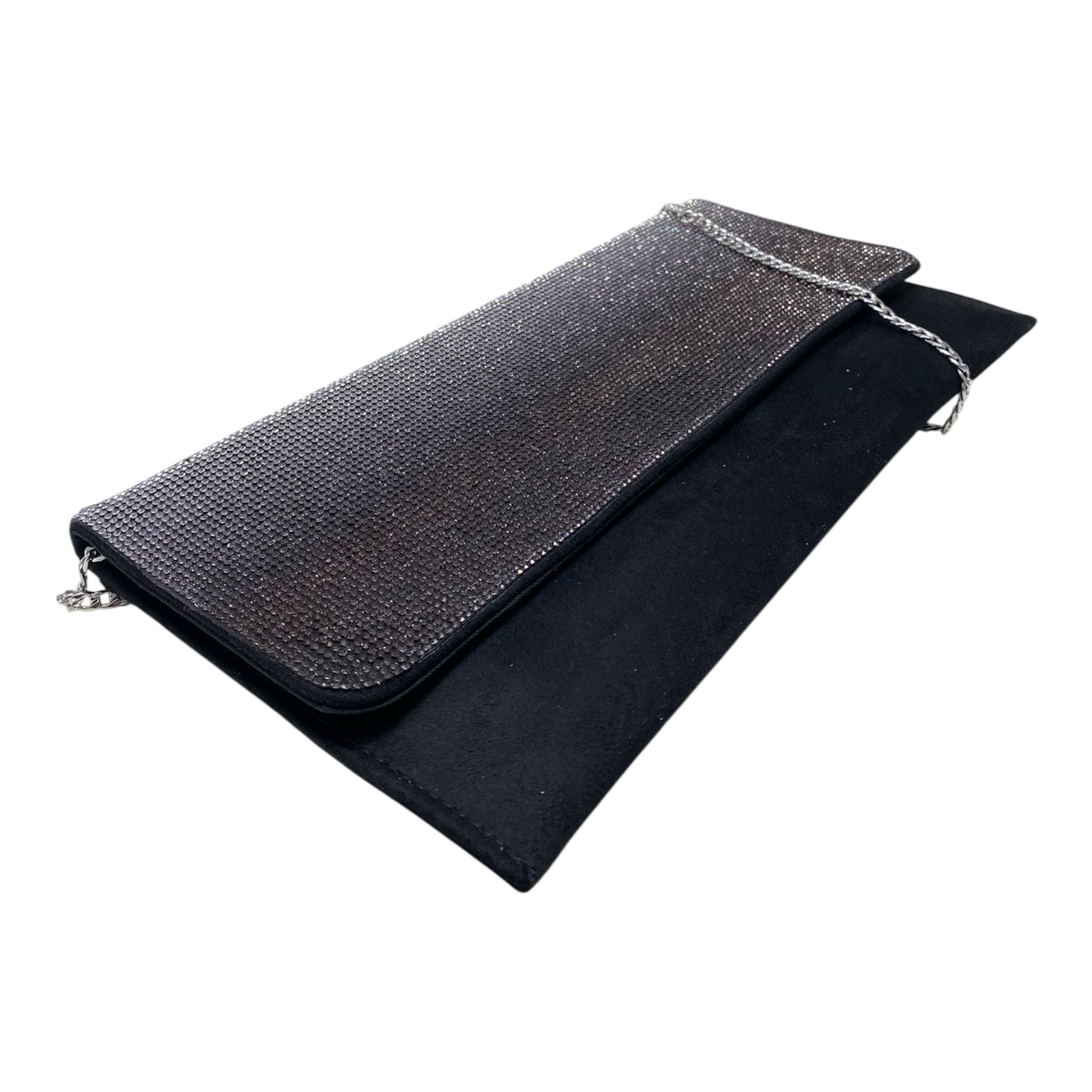 BORSA DONNA “MENBUR” Clutch 85578 0001 STRASS NERO
