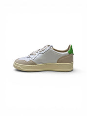 SNEAKERS DONNA “AUTRY” MEDALIST AULW LS65 PELLE BIANCO/VERDE
