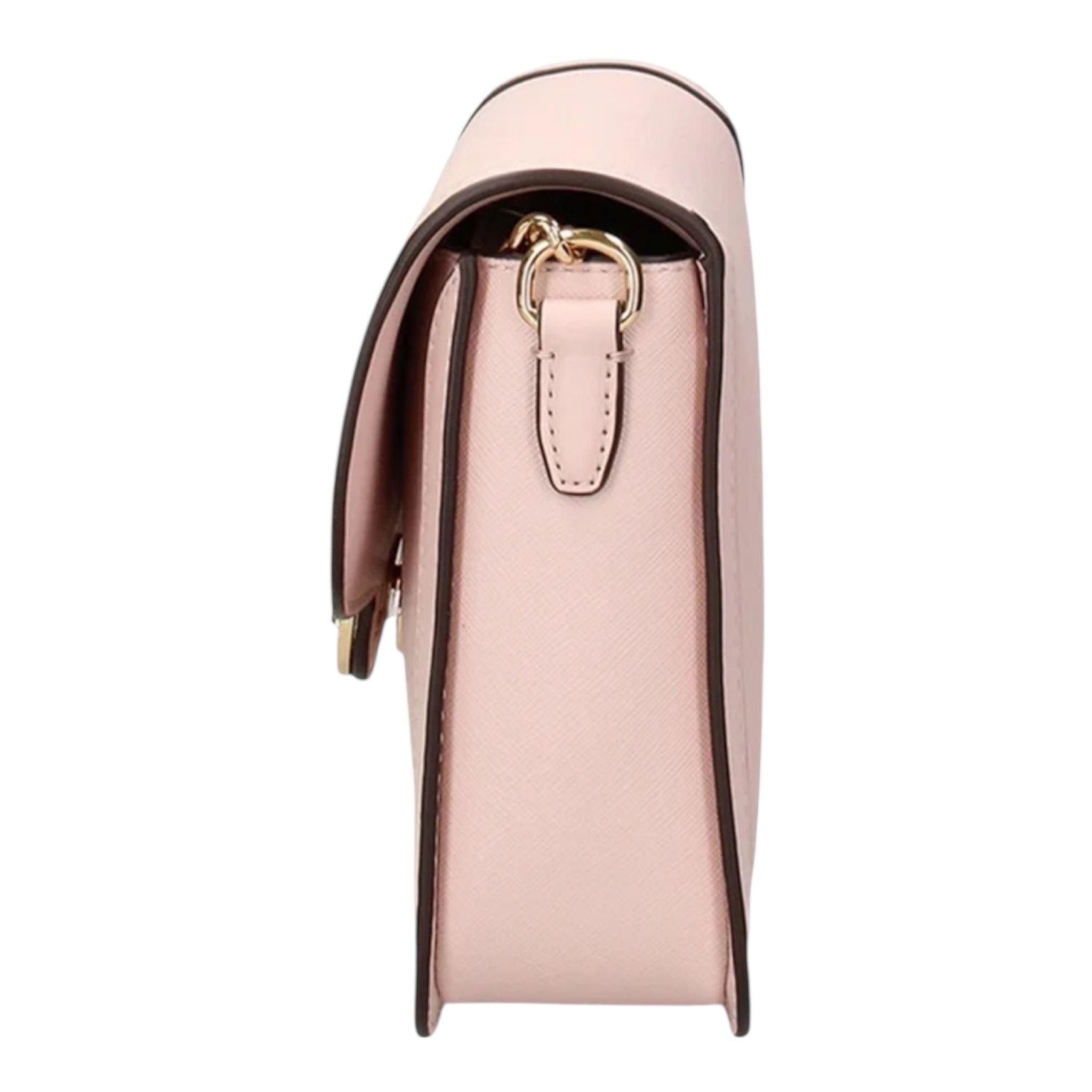 Borsa Donna “MICHAEL KORS” LEIDA 35S4G9GM8L MEDIUM FLAP MESSANGER Saffiano Rosa