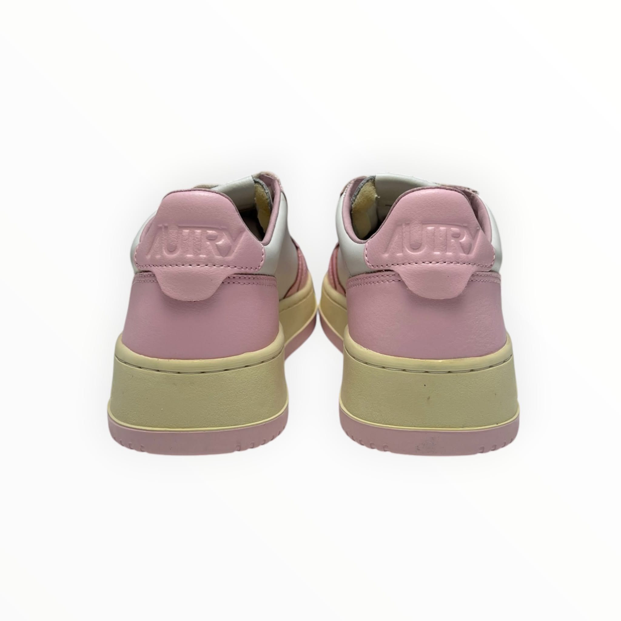 SNEAKERS DONNA “AUTRY” MEDALIST AULW WB37 PELLE BIANCO/ROSA