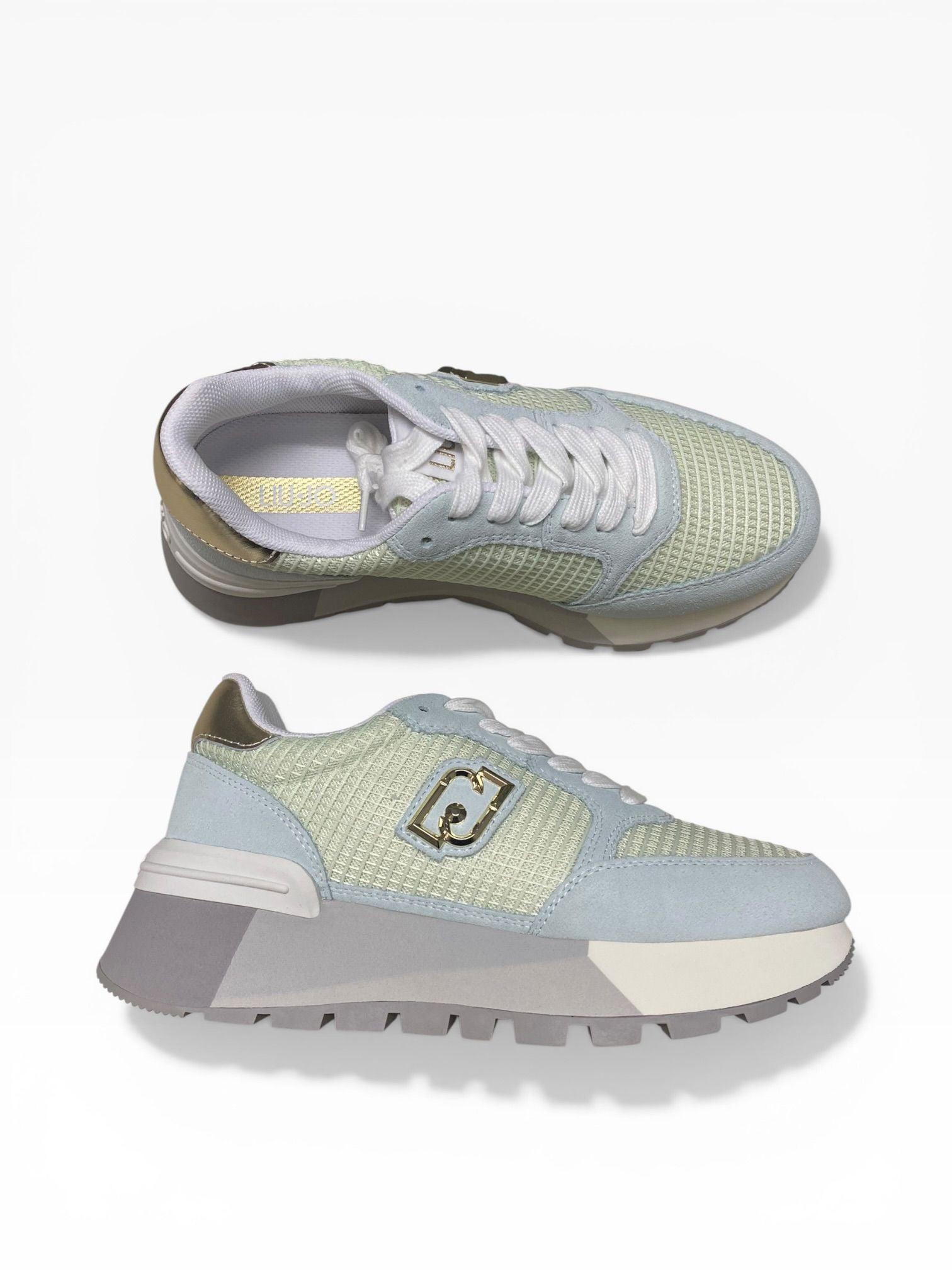 SNEAKERS DONNA “LIU JO” AMAZING 25 S3620 SUEDE/MESC CELESTE
