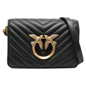 BORSA DONNA “PINKO ” LOVE CLICK MINI SHEEP NAPPA CHEVRON NERO