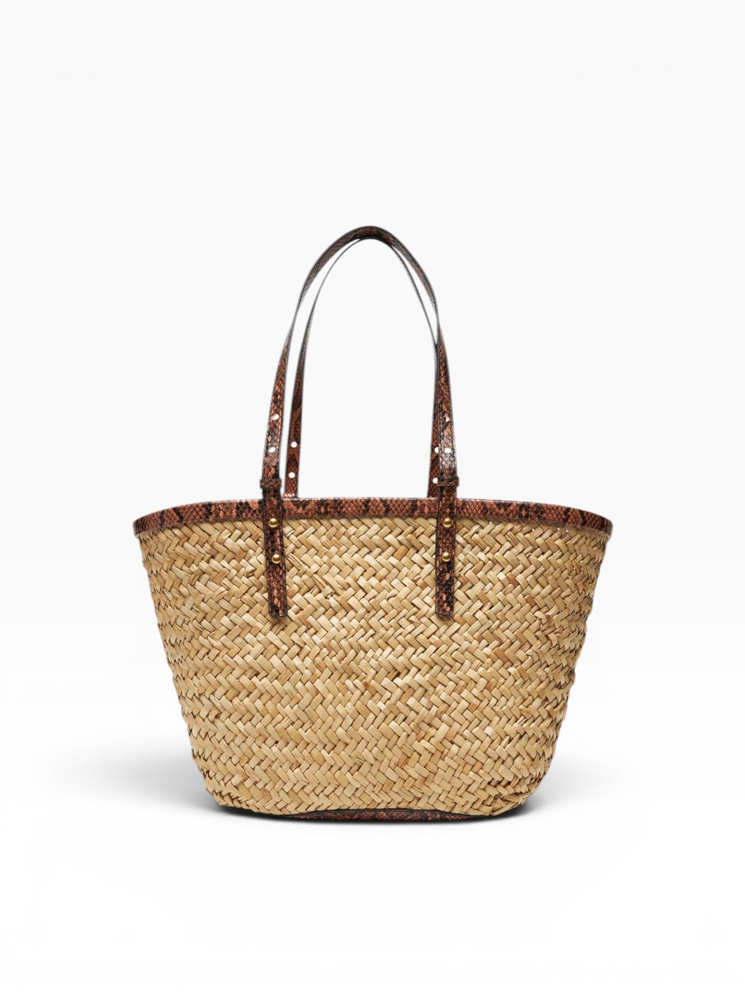 BORSA DONNA “PINKO ” LOVE SUMMER RAFIA LARGE L84Q NATURAL/MARRONE