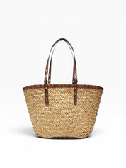 BORSA DONNA “PINKO ” LOVE SUMMER RAFIA LARGE L84Q NATURAL/MARRONE