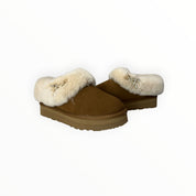 Mocassini Sabot  Donna “PATRIZIA PEPE" PPJ988  Camoscio Camel