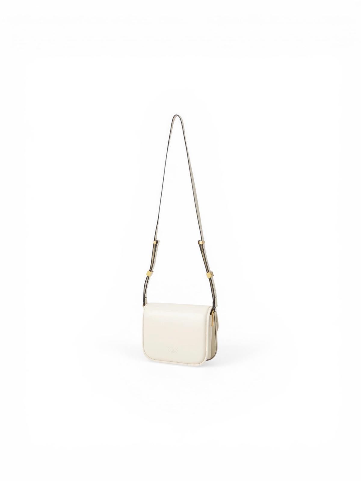 BORSA DONNA “PINKO ” LOVE BOX BAG FL MINI NAPPA AVORIO