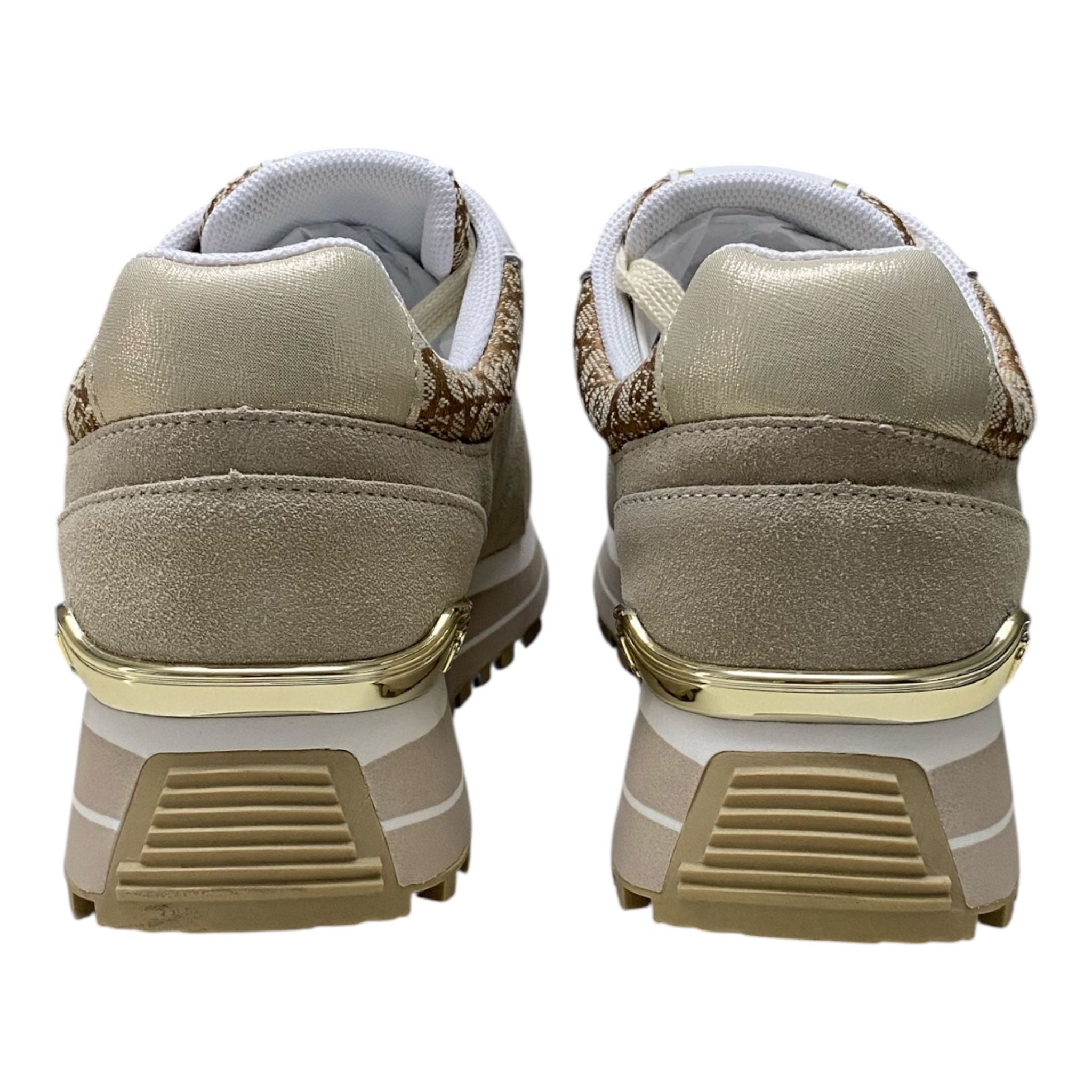 SNEAKERS DONNA “LIU JO” MAXI WONDER 87  S3603 Suede/Jacuard Beige