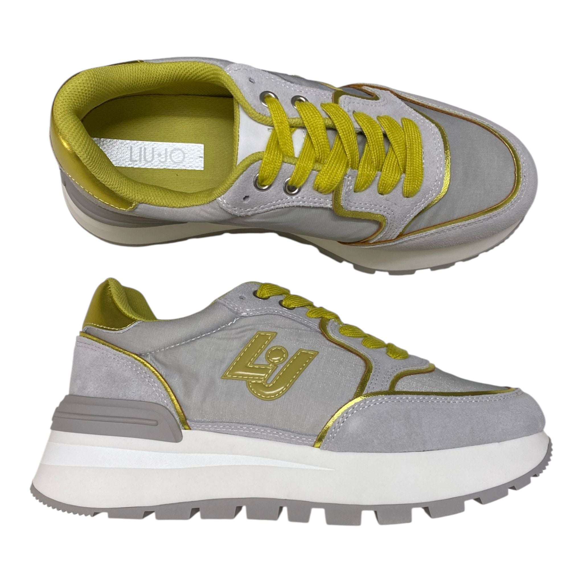 SNEAKERS DONNA “LIU JO” AMAZING 25 S1025 SUEDE/NYLON GRIGIO