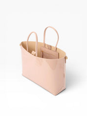 Borsa Donna "N°21" TOTE SHOPPER GRANDE PELLE VERNICE NUDE