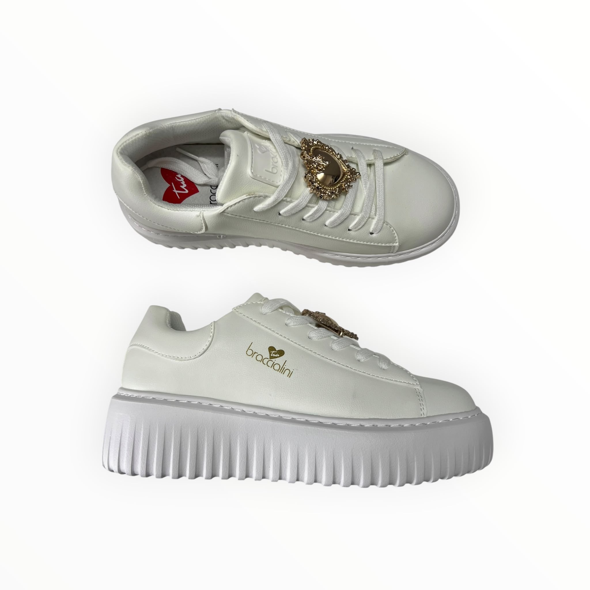 Sneakers “BRACCIALINI” B114 BIANCO