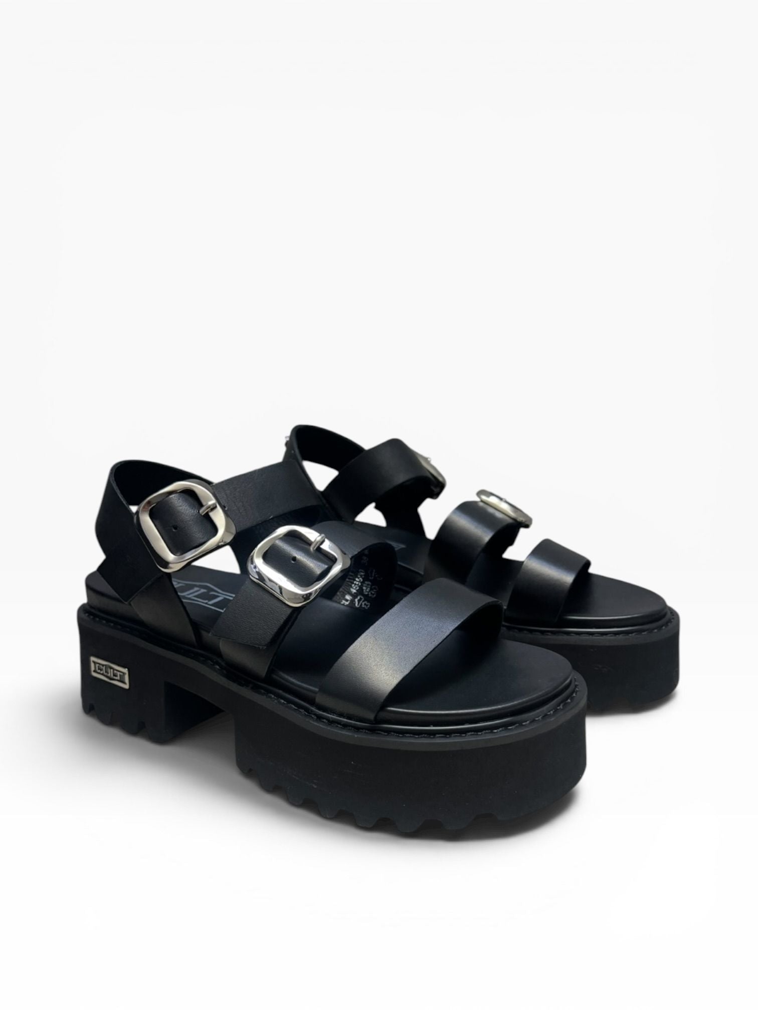 SANDALI DONNA “CULT” CLW453600 CHER PELLE NERO