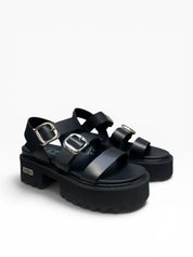 SANDALI DONNA “CULT” CLW453600 CHER PELLE NERO