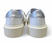 Sneakers Donna "D.A.T.E." Hill Low Platform Bianco/Silver