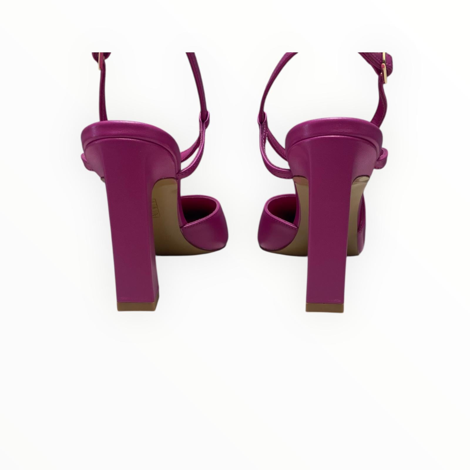 Dècollettè Chanel DONNA “BRUNO PREMI ” Slingback BH0703X Nappa Fuxia