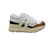 Sneakers Donna "RUCOLINE" R-EVOLVE 4437 Soft Box Bianco-Cuoio
