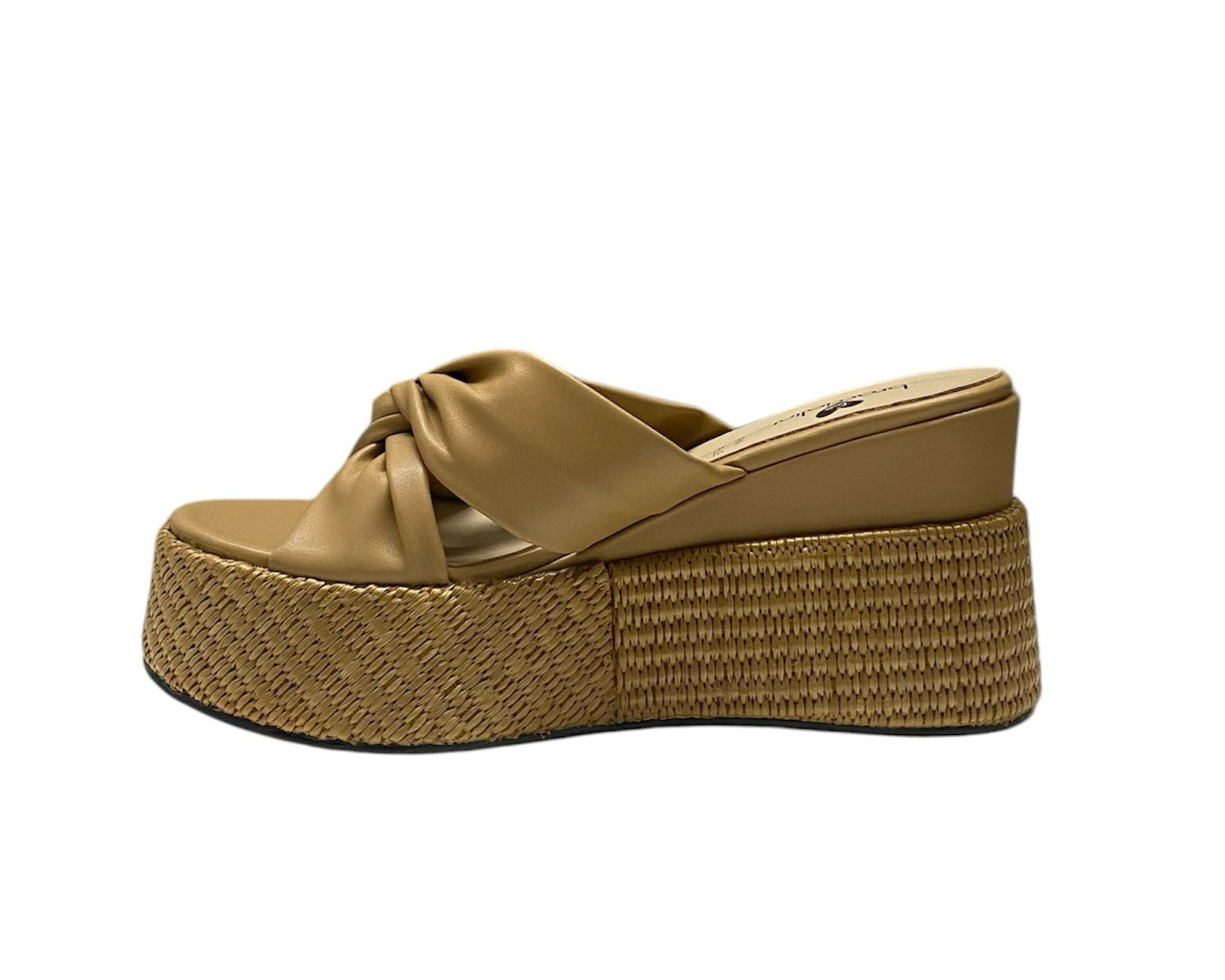 Sandali Zeppa DONNA “BRACCIALINI” BB83 Cuoio Natural