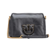 BORSA DONNA “PINKO ” LOVE CLICK PUFF BABY SHEEP  NAPPA TRAPUNTATA NERO