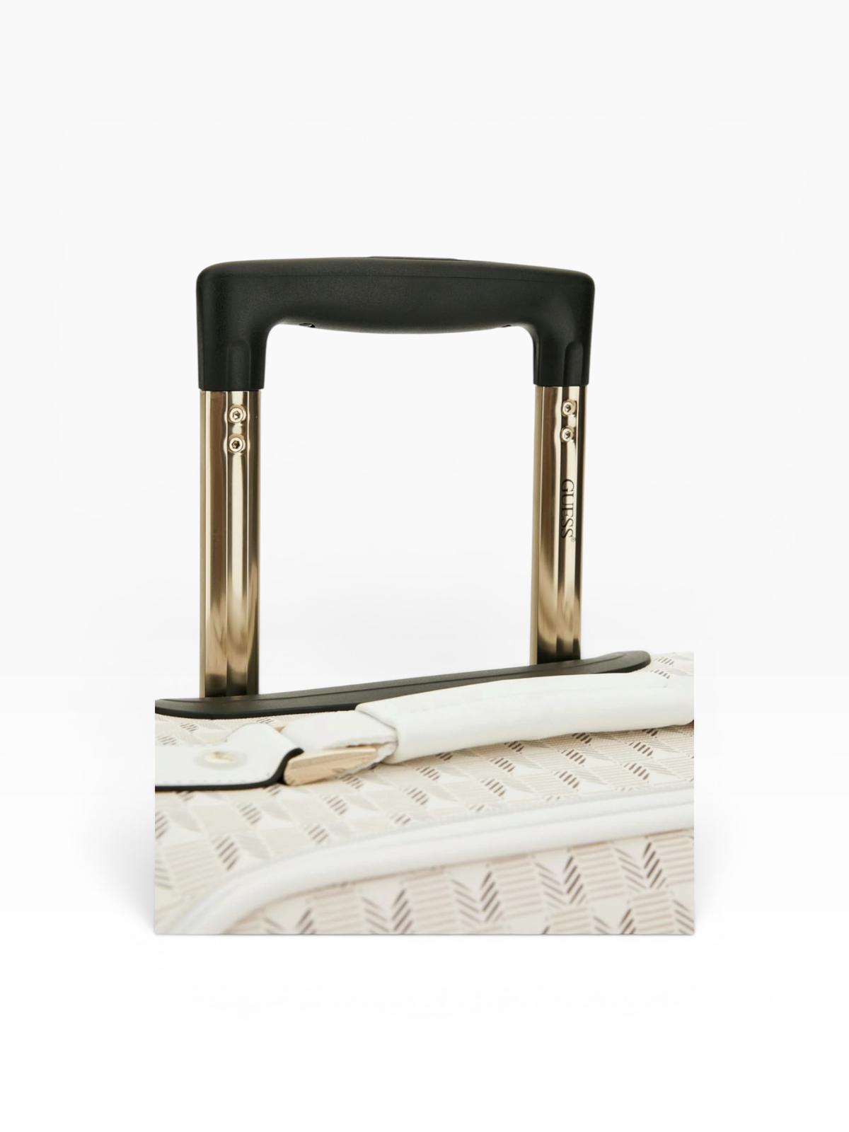 BORSA TROLLEY “GUESS” J9091982 TRAVEL STONE LOGO  CREMA
