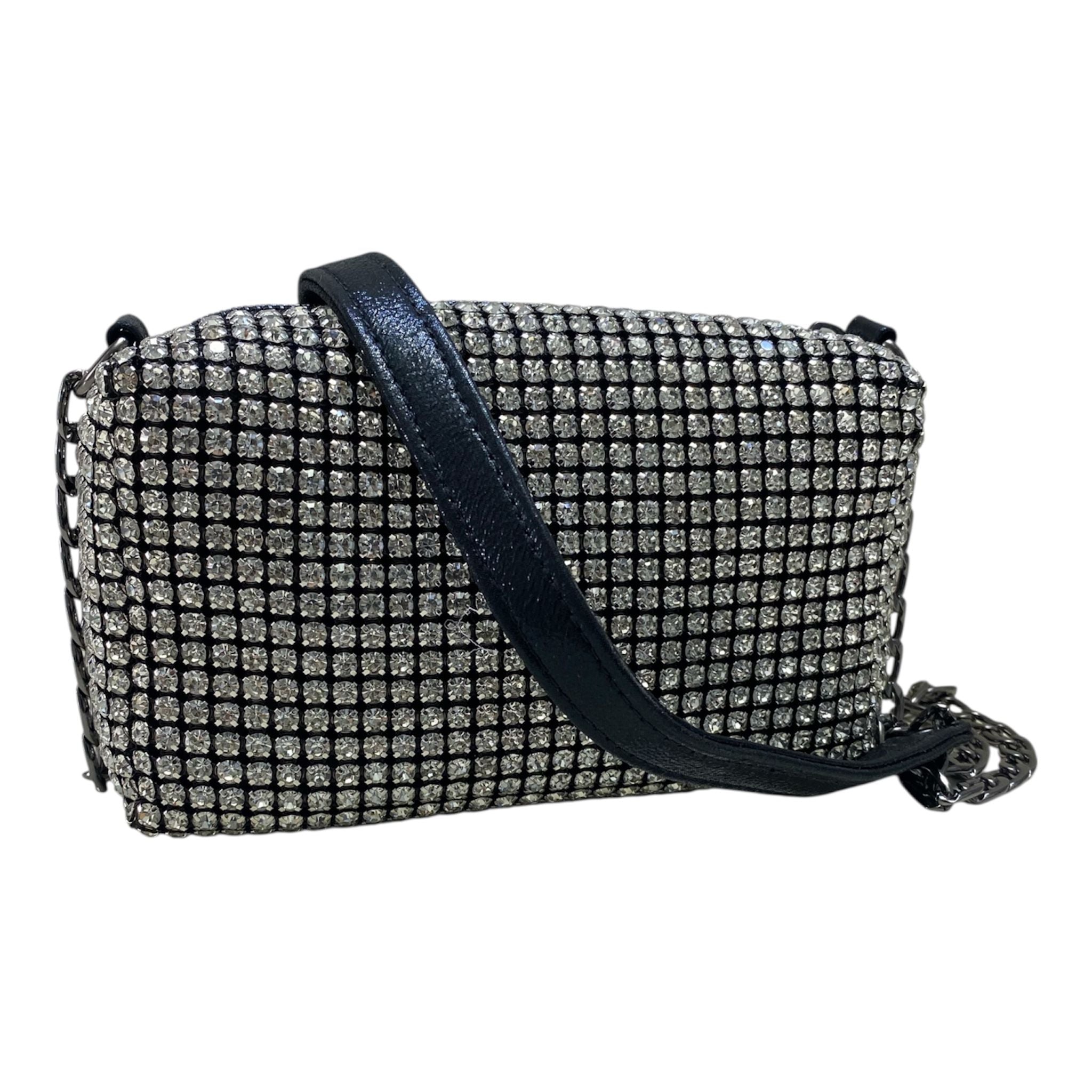 BORSA DONNA “MENBUR” 85226 0001 STRASS SILVER NERO