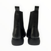 Stivaletti Anfibio Donna "CAFè NOIR" C1 FM6013 Pelle Nero