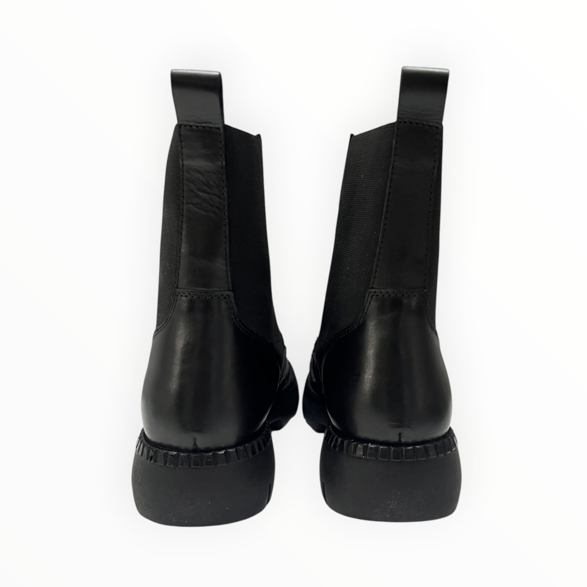 Stivaletti Anfibio Donna "CAFè NOIR" C1 FM6013 Pelle Nero