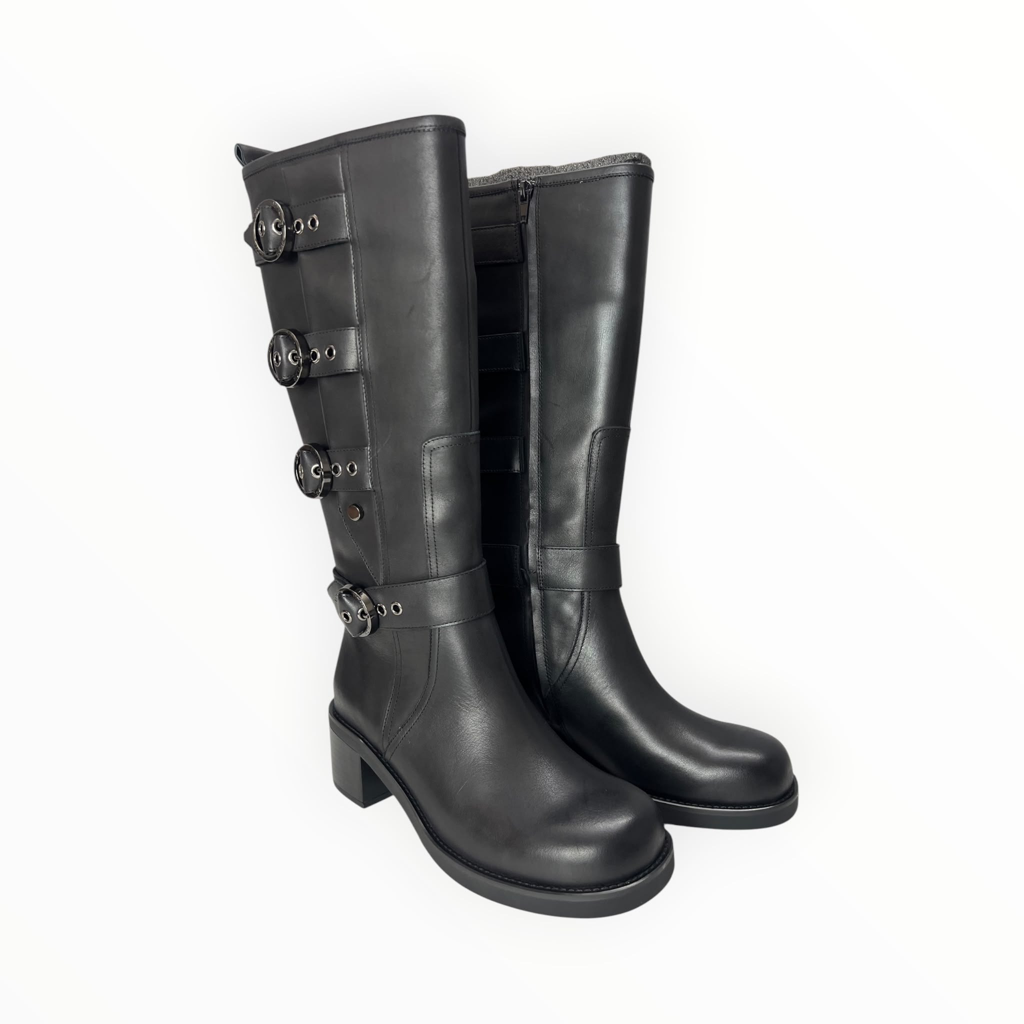 Stivali Donna “ELVIO ZAN" EA1605X Pelle  Nero