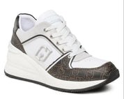 Sneakers Donna “Liu Jo” Alyssa 10  – BIANCO/MARRONE