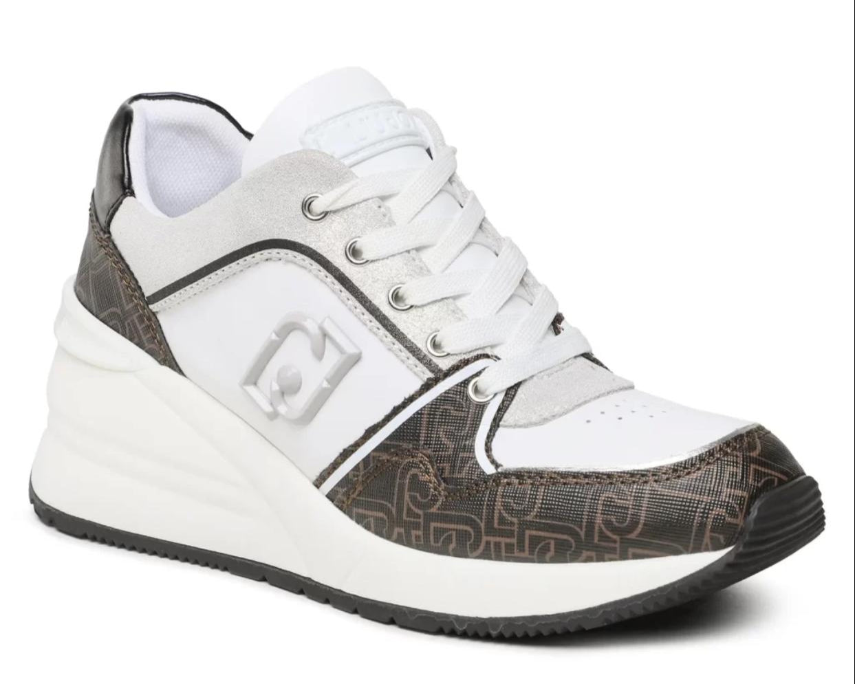 Sneakers Donna “Liu Jo” Alyssa 10  – BIANCO/MARRONE