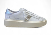Sneakers Donna "D.A.T.E." Hill Low Platform Bianco/Silver