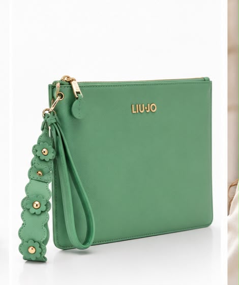BORSA POCHETTE  DONNA “LIU JO” AA309 E0087 ECS M ENVELOPE VERDE SMERALDO