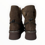 Stivaletti Donna “ELVIO ZAN" EC0304X Pelle Testa di Moro