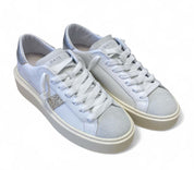 Sneakers Donna "D.A.T.E." Hill Low Platform Bianco/Silver