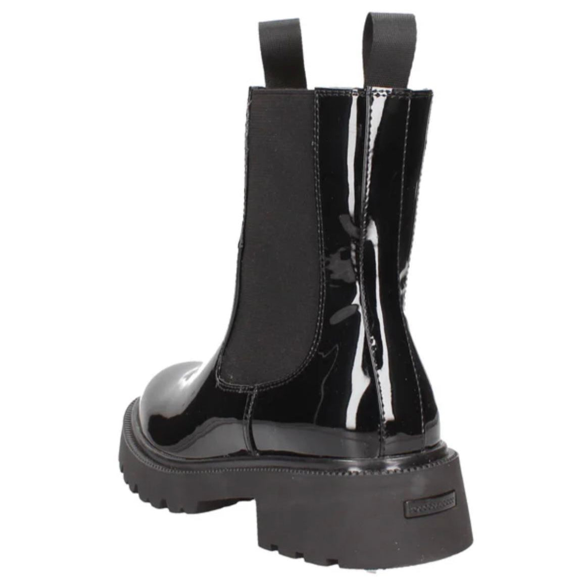 Stivaletti  Beatles Donna “RoccoBarocco” RBRSD0159630 Collezione Autunno/Inverno 24/2025 –  Vernice Nero Lucido