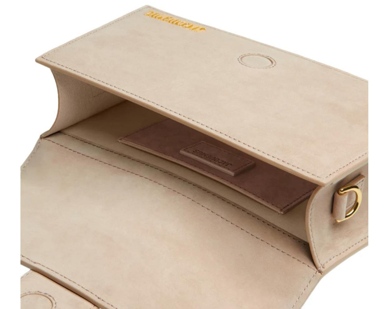 BORSA DONNA “JACQUEMUS” LE GRAND BAMBINO PRIMAVERA ESTATE 2025 DARK BEIGE