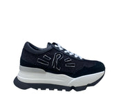 Sneakers Donna "RUCOLINE" AKI 300 Mesh Glitter Nero