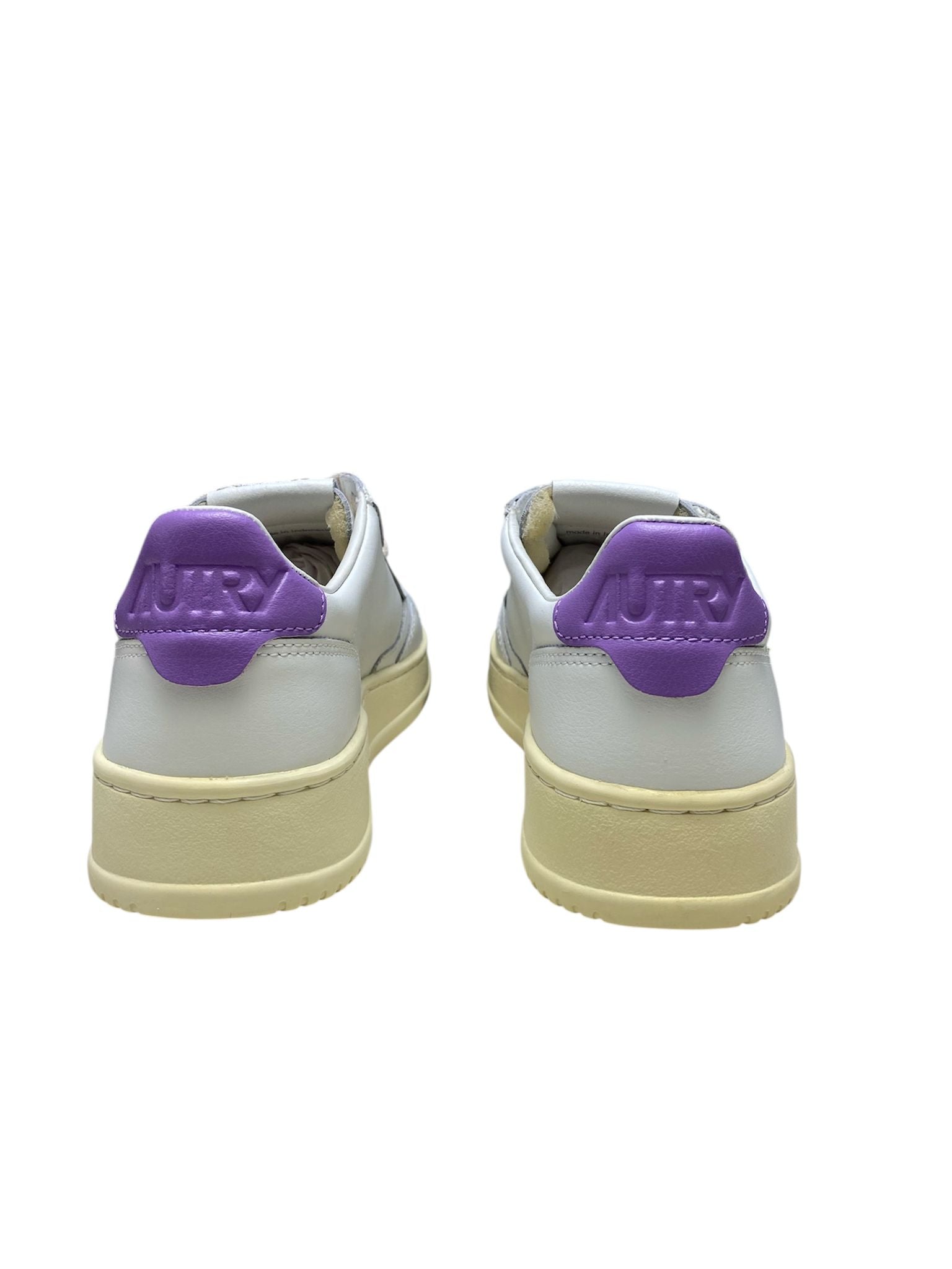 SNEAKERS DONNA “AUTRY” MEDALIST AULW LL59 PELLE BIANCO/VIOLET