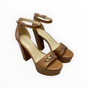 Sandali Tacco  Donna “GUESS” FLJSETLEA03 Cuoio