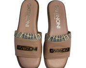 SANDALI CIABATTE DONNA “GATTINONI CIRCUS” HANNA18 PRIMAVERA ESTATE 2025 PELLE ROSA