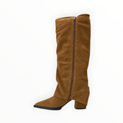 Stivali Donna “ELVIO ZAN" EC1502X Camoscio Cuoio